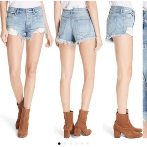 Free People Loving Good Vibrations Shorts